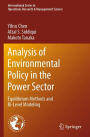 Analysis of Environmental Policy in the Power Sector: Equilibrium Methods and Bi-Level Modeling