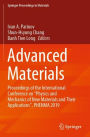 Advanced Materials: Proceedings of the International Conference on Physics and Mechanics of New Materials and Their Applications, PHENMA 2019