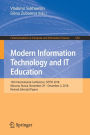 Modern Information Technology and IT Education: 13th International Conference, SITITO 2018, Moscow, Russia, November 29 - December 2, 2018, Revised Selected Papers