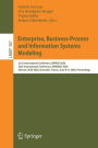 Enterprise, Business-Process and Information Systems Modeling: 21st International Conference, BPMDS 2020, 25th International Conference, EMMSAD 2020, Held at CAiSE 2020, Grenoble, France, June 8-9, 2020, Proceedings