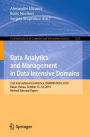 Data Analytics and Management in Data Intensive Domains: 21st International Conference, DAMDID/RCDL 2019, Kazan, Russia, October 15-18, 2019, Revised Selected Papers