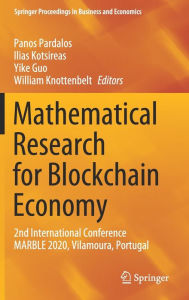 Title: Mathematical Research for Blockchain Economy: 2nd International Conference MARBLE 2020, Vilamoura, Portugal, Author: Panos Pardalos
