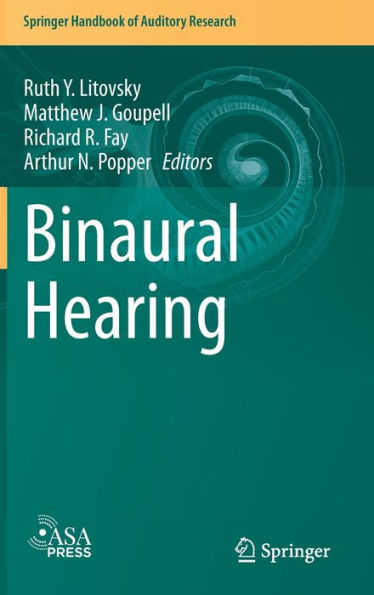 Binaural Hearing: With 93 Illustrations