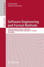Software Engineering and Formal Methods: 18th International Conference, SEFM 2020, Amsterdam, The Netherlands, September 14-18, 2020, Proceedings