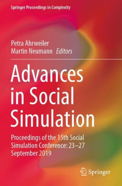 Advances Social Simulation: Proceedings of the 15th Simulation Conference: 23-27 September 2019