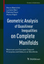 Geometric Analysis of Quasilinear Inequalities on Complete Manifolds: Maximum and Compact Support Principles and Detours on Manifolds