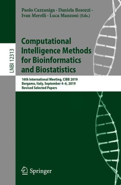 Computational Intelligence Methods for Bioinformatics and Biostatistics: 16th International Meeting, CIBB 2019, Bergamo, Italy, September 4-6, Revised Selected Papers