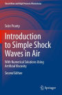 Introduction to Simple Shock Waves in Air: With Numerical Solutions Using Artificial Viscosity