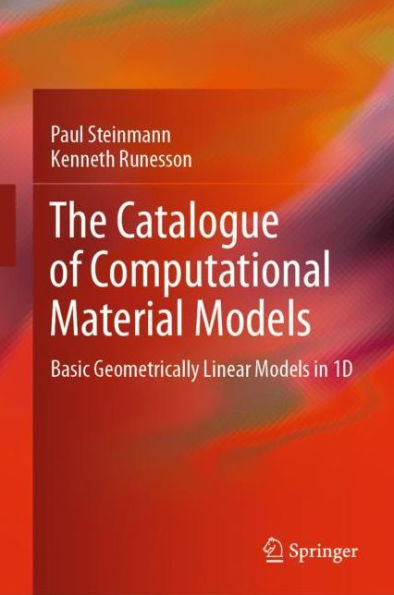 The Catalogue of Computational Material Models: Basic Geometrically Linear Models in 1D