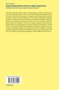 Title: Dynamic Quality Models and Games in Digital Supply Chains: How Digital Transformation Impacts Supply Chain Quality Management, Author: Pietro De Giovanni