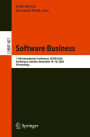 Software Business: 11th International Conference, ICSOB 2020, Karlskrona, Sweden, November 16-18, 2020, Proceedings