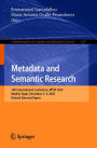 Metadata and Semantic Research: 14th International Conference, MTSR 2020, Madrid, Spain, December 2-4, 2020, Revised Selected Papers