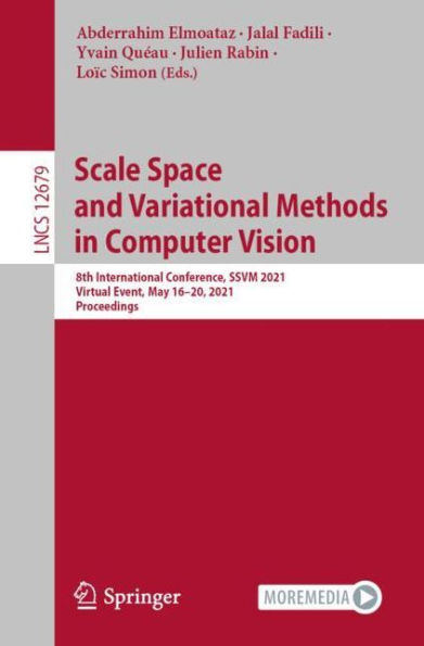 Scale Space and Variational Methods in Computer Vision: 8th International Conference, SSVM 2021, Virtual Event, May 16-20, 2021, Proceedings