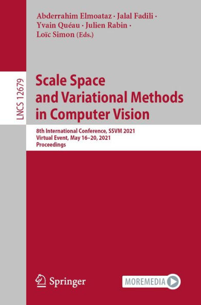 Scale Space and Variational Methods in Computer Vision: 8th International Conference, SSVM 2021, Virtual Event, May 16-20, 2021, Proceedings