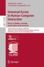 Universal Access in Human-Computer Interaction. Access to Media, Learning and Assistive Environments: 15th International Conference, UAHCI 2021, Held as Part of the 23rd HCI International Conference, HCII 2021, Virtual Event, July 24-29, 2021, Proceedings