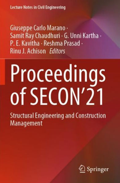 Proceedings of SECON'21: Structural Engineering and Construction Management