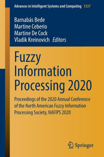 Fuzzy Information Processing 2020: Proceedings of the 2020 Annual Conference North American Society, NAFIPS