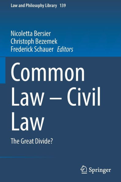 Common Law - Civil Law: The Great Divide?