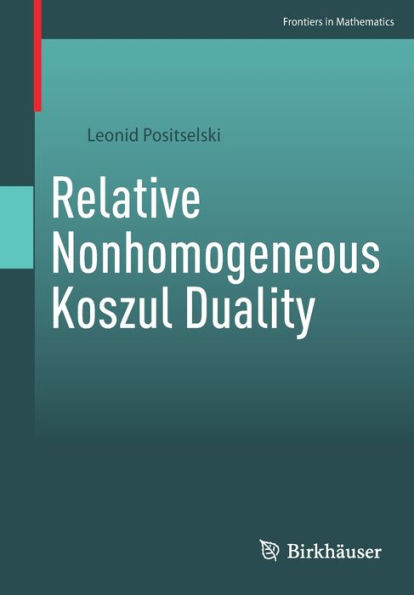 Relative Nonhomogeneous Koszul Duality