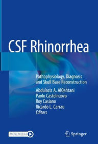 Title: CSF Rhinorrhea: Pathophysiology, Diagnosis and Skull Base Reconstruction, Author: Abdulaziz A. AlQahtani