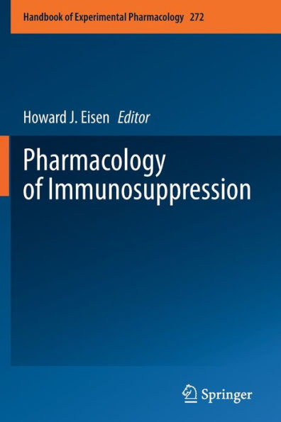 Pharmacology of Immunosuppression