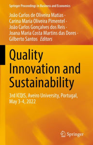 Title: Quality Innovation and Sustainability: 3rd ICQIS, Aveiro University, Portugal, May 3-4, 2022, Author: João Carlos de Oliveira Matias