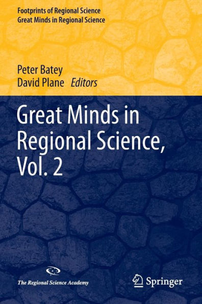 Great Minds Regional Science, Vol. 2