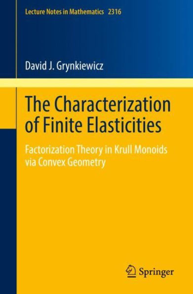 The Characterization of Finite Elasticities: Factorization Theory Krull Monoids via Convex Geometry