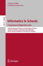 Informatics in Schools. A Step Beyond Digital Education: 15th International Conference on Informatics in Schools: Situation, Evolution, and Perspectives, ISSEP 2022, Vienna, Austria, September 26-28, 2022, Proceedings
