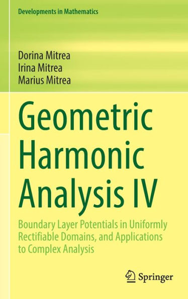 Geometric Harmonic Analysis IV: Boundary Layer Potentials Uniformly Rectifiable Domains, and Applications to Complex