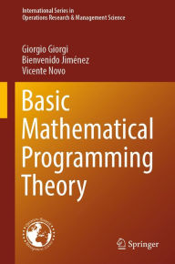 Title: Basic Mathematical Programming Theory, Author: Giorgio Giorgi