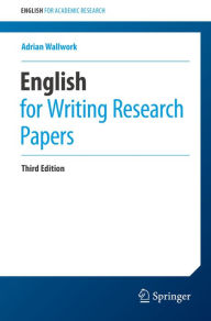 Title: English for Writing Research Papers, Author: Adrian Wallwork