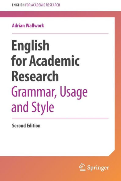 English for Academic Research: Grammar, Usage and Style