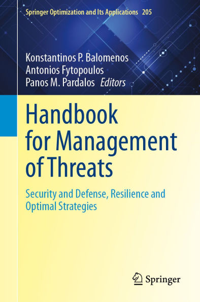 Handbook for Management of Threats: Security and Defense, Resilience and Optimal Strategies
