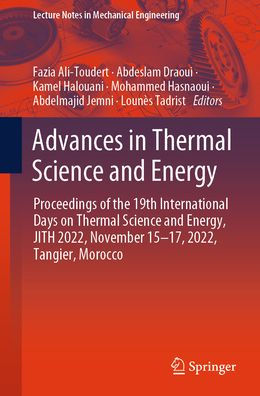 Advances Thermal Science and Energy: Proceedings of the 19th International Days on Energy, JITH 2022, November 15-17, Tangier, Morocco