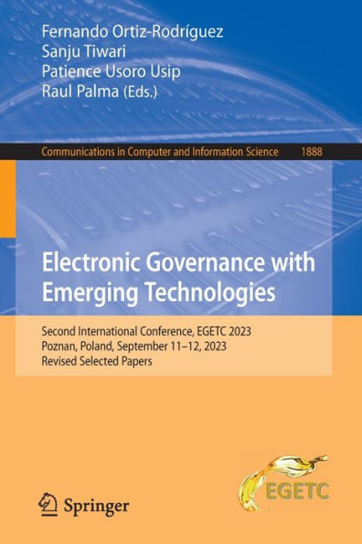 Electronic Governance with Emerging Technologies: Second International Conference, EGETC 2023, Poznan, Poland, September 11-12, 2023, Revised Selected Papers