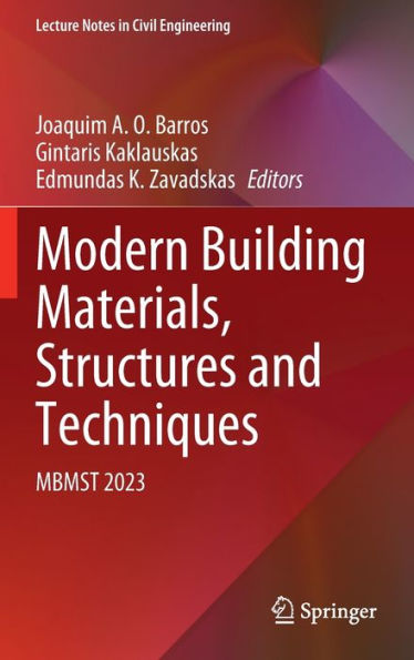 Modern Building Materials, Structures and Techniques: MBMST 2023