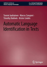 Title: Automatic Language Identification in Texts, Author: Tommi Jauhiainen