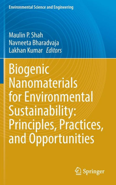 Biogenic Nanomaterials for Environmental Sustainability: Principles, Practices, and Opportunities