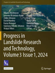 Title: Progress in Landslide Research and Technology, Volume 3 Issue 1, 2024, Author: Biljana Abolmasov