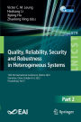 Quality, Reliability, Security and Robustness in Heterogeneous Systems: 19th EAI International Conference, QShine 2023, Shenzhen, China, October 8 - 9, 2023, Proceedings, Part II