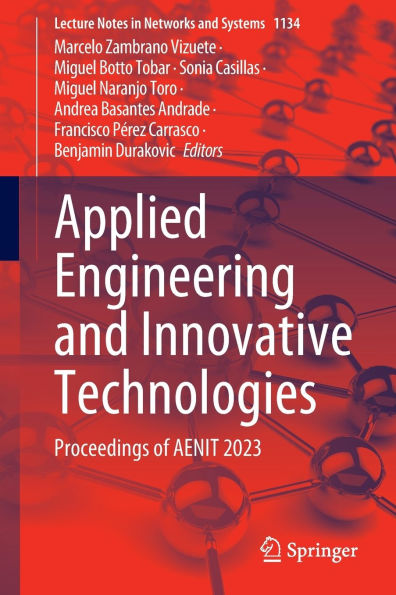 Applied Engineering and Innovative Technologies: Proceedings of AENIT 2023