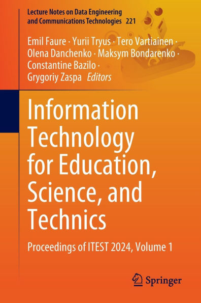 Information Technology for Education, Science, and Technics: Proceedings of ITEST 2024, Volume 1