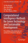 Computational Intelligence Methods for Green Technology and Sustainable Development: Proceedings of the International Conference GTSD2024, Volume 2