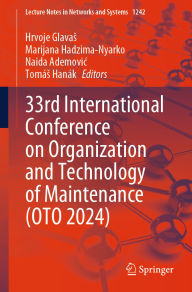 Title: 33rd International Conference on Organization and Technology of Maintenance (OTO 2024), Author: Hrvoje Glavas