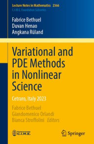 Title: Variational and PDE Methods in Nonlinear Science: Cetraro, Italy 2023, Author: Fabrice Bethuel