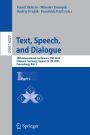 Text, Speech, and Dialogue: 28th International Conference, TSD 2025, Erlangen, Germany, August 25-28, 2025, Proceedings, Part I