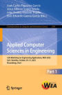 Applied Computer Sciences in Engineering: 12th Workshop on Engineering Applications, WEA 2025, Cali, Colombia, October 29-31, 2025, Proceedings, Part I