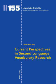 Title: Current Perspectives in Second Language Vocabulary Research, Author: David Hirsh