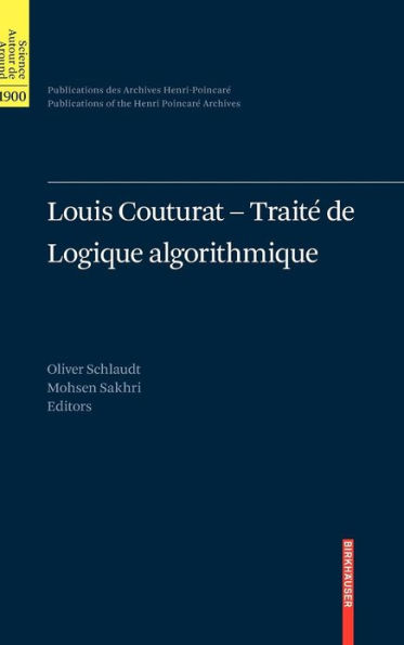 Louis Couturat -Traité de Logique algorithmique